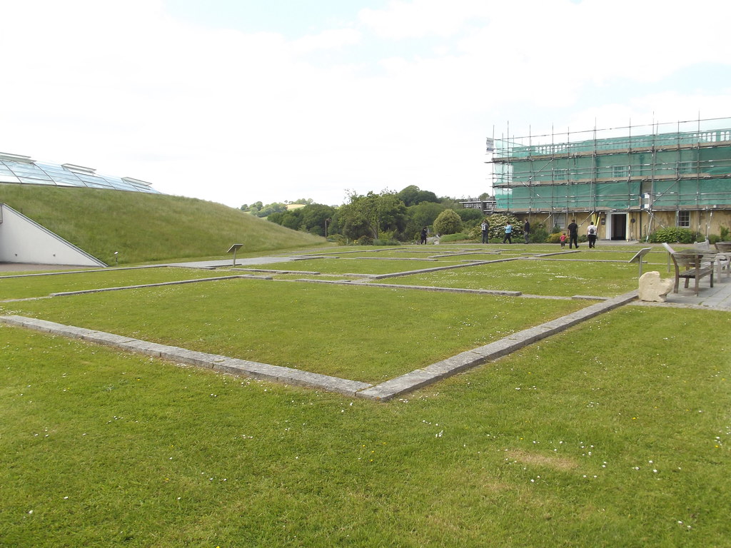 Site Plan of Middleton Hall and Principality House - National Botanic Garden of Wales