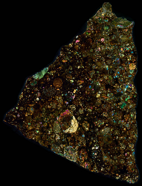 NWA 10214 Meteorite Thin Section - Gigapixel