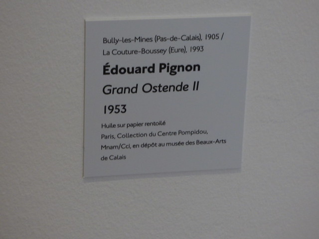 Édouard Pignon Exposition - Musée des Beaux-Arts de Lyon - Grand Ostende II