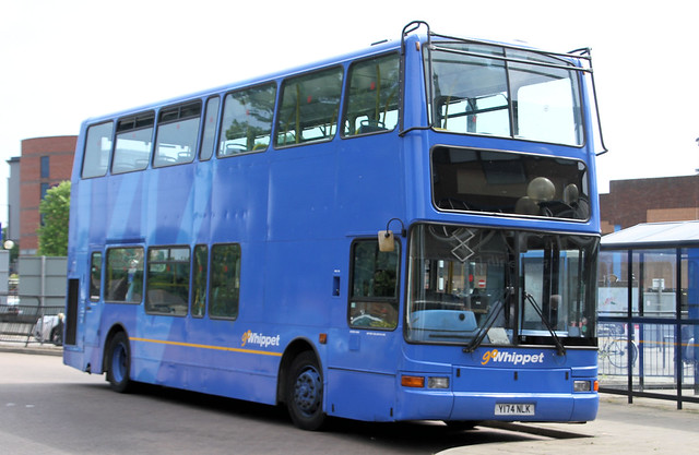 BUS0579 WD412 Y174NLK Whippet Newmarket Bus Station 17.05.2014
