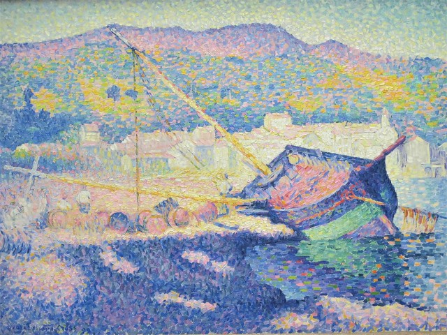 La Barque bleue (1899), Henri-Edmond Cross - Musée des Beaux-Arts de Dijon (21)