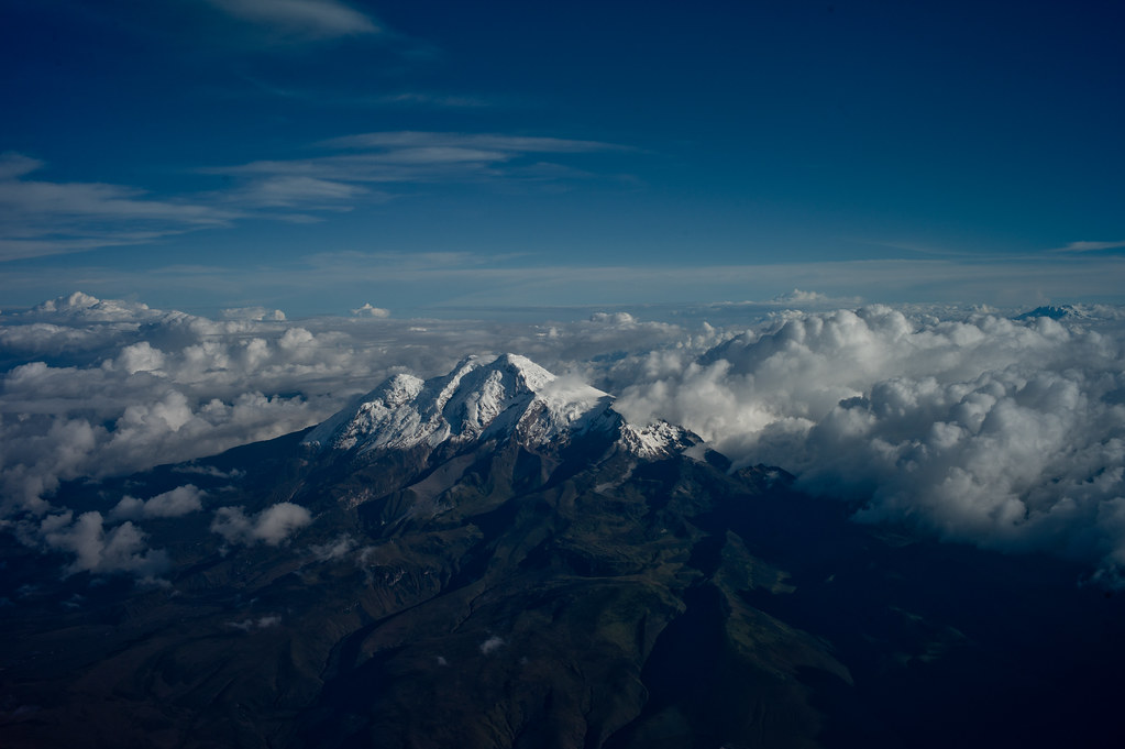 Landscape of the Andes mountain range.