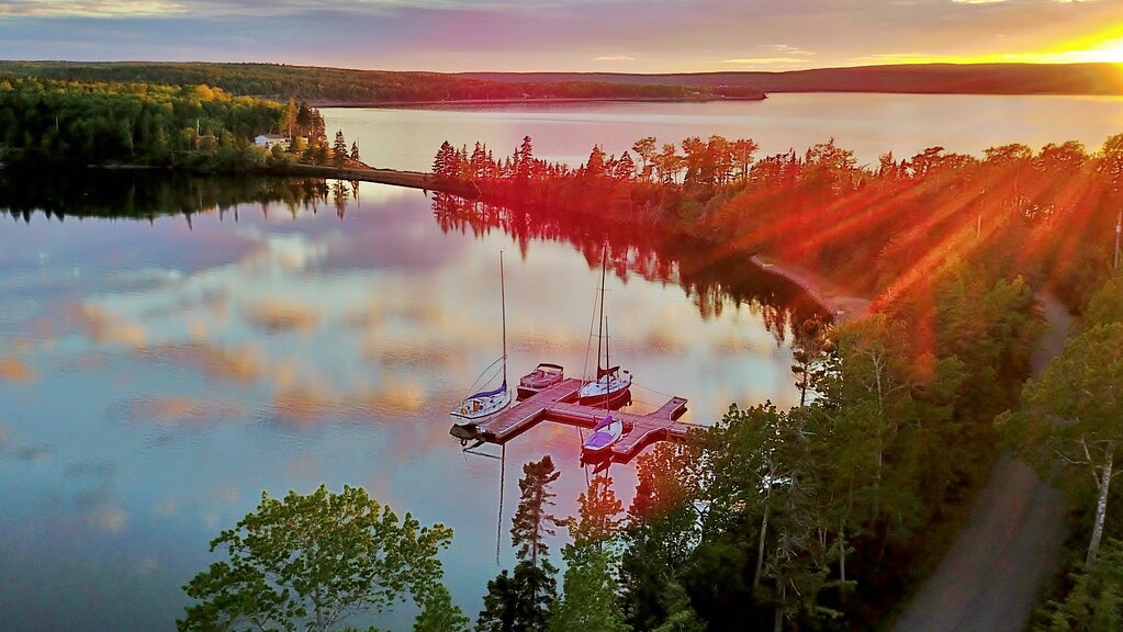 Sunset on the Bras d'Or Lake