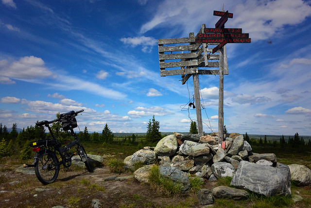 Mountain biking in Valdres, Norway