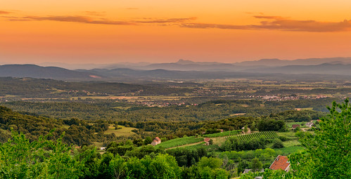 panorama view panoramic belakrajina semic whitecarniola slovenija slovenia radovica sunset