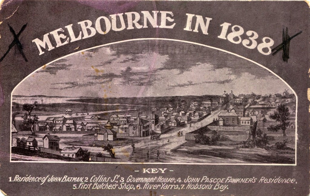 Melbourne in 1838