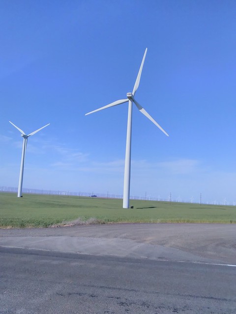 Land of wind turbines. #columbiagorge #gorgedalleseasttourjune17