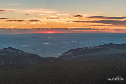 blackmountain summit peak bighornmountains bighornnationalforest wyoming june summer clouds morning sunrise color colorful red orange yellow gold golden sky tamron2470mmf28 nikond750 hdr firelookouttower solstice