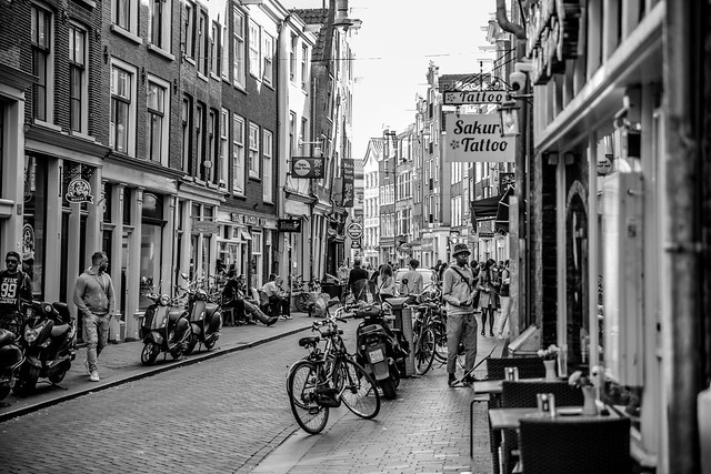 Amsterdam in Black and White