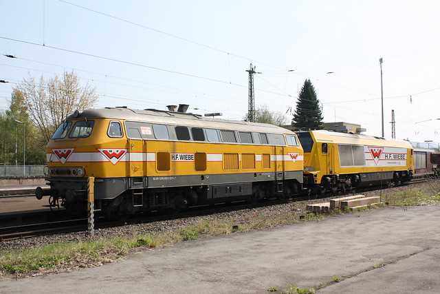 H.F. Wiebe: Lok 6 und Maxima 40 CC in Eschwege West
