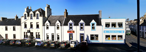 greatbritain panorama composite plaque hotel scotland photo inn cottage islay scotch thebakery viewfromhotelroom scotchwhisky bowmoredistillery nameplaque scotchwhiskydistillery bowmoredistillerycottages bowmorecottages