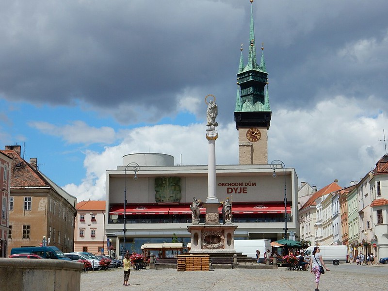 Masaryk-Platz in Znaim
