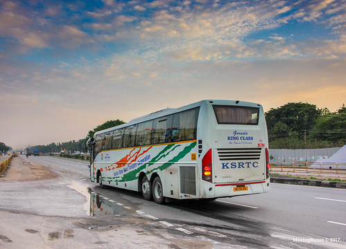 ksrtc kerala transport bus volvo sunrise clouds peaceful welcome home journey buses
