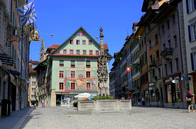 Lucerne in the old town