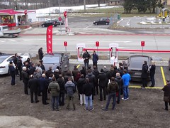 13.2.15:  Tesla Supercharger-Eröffnung Monte Ceneri