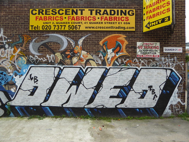 Owed graffiti, Shoreditch