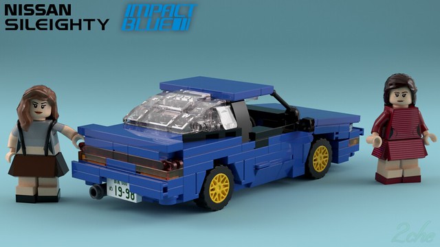 Mako and Sayuki's Nissan Sileighty (Impact Blue) [2]
