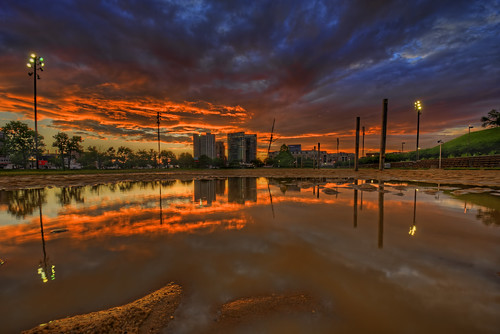 baltimore md maryland innerharbor rashfield beach volleyball puddle reflection harboreast buildings skyscrapers skyline sunrise dawn twilight colorful clouds sky craigfildesfineartamericacom fineartamericacom craigfildespixelscom craigfildes artist artistic photographer photograph photo picture prints art wall canvasprint framedprint acrylicprint metalprint woodprint greetingcard throwpillow duvetcover totebag showercurtain phonecase sale sell buy purchase gift craigfildesphotography
