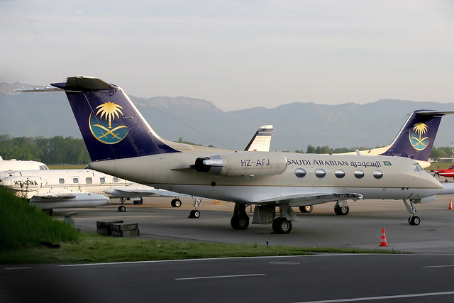 HZ-AFJ Gulfstream IITT Saudi Arabian Airlines