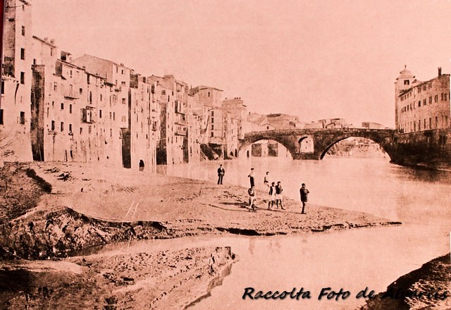 1882 2006 Ponte Fabricio e ramo sinistrao all'Isola Tiberina a d'ignoto