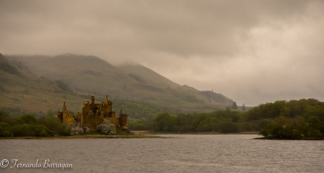 Castle of Kilchurn from the different point of view