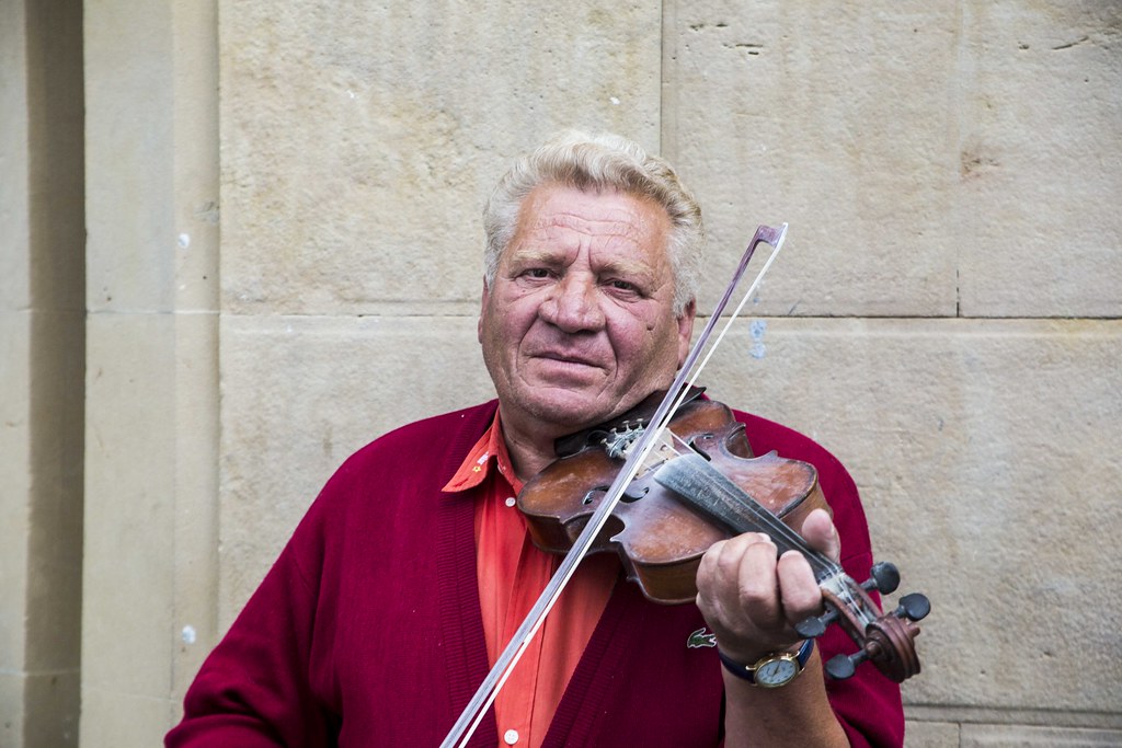 Violinist, San Sebastian