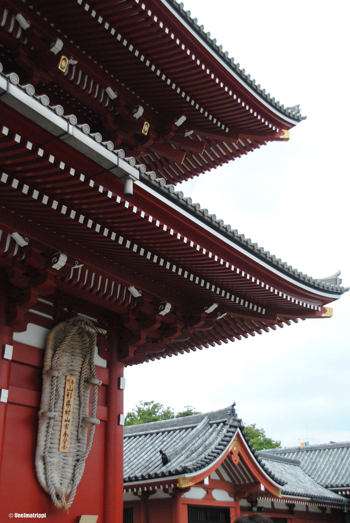 Hieno rakennus Senso-jin temppelillä