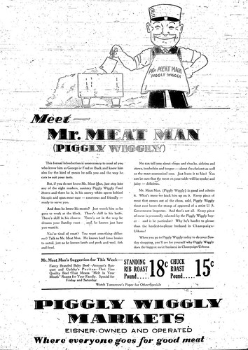 Piggly Wiggly Advertisement, 1932 | by The Urbana Free Library Digital Collections