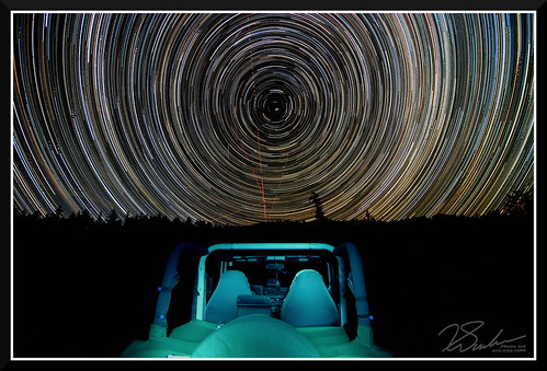 at night park photo safari jeep pointing north start snapping some 250 pictures next three hours alta ca