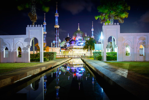 architecture asia asian attraction building city copyspace crystal culture dawn day dome faith famous god gold islam islamic landmark landscape malaysia masjid mosque muslim night oriental palace peaceful places pray prayer ramadhan religion religious scenery sky spiritual symbol terengganu tourism worship kualaterengganu my