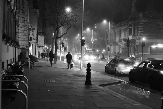 King's Road Chelsea at night