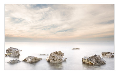 beach rocks sky clouds sunset calm colour white longexposure elba capobianco mediterranean