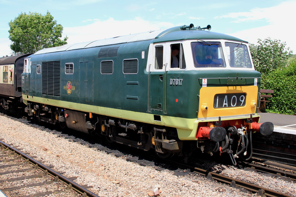 British Railways class 35 Hymek diesel locomotive D7017 Wi… | Flickr