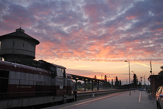 Dawn at Kostrzyn train station 07.07.2017