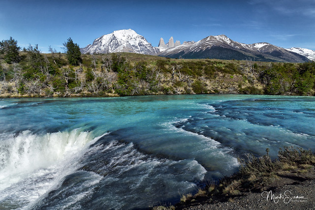 Paine river in Torres del Paine