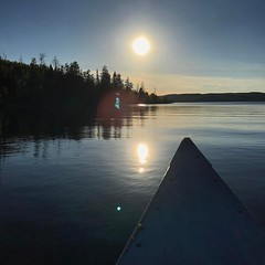 Canoeing on Gunflint Lake