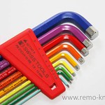 PB Swiss Tools 212LH-10 RB – Rainbow long hex key set
