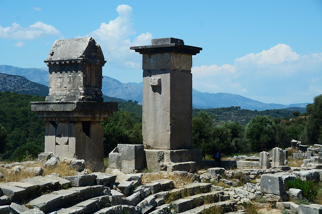 XANTHOS  Ancient City. KINIK/Turkey. Unesco  World Heritage List. Pillar Tombs at Xanthos