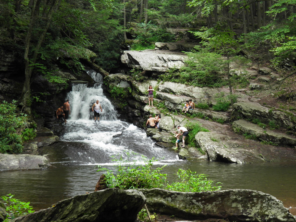 Van Campens Glen - upper falls