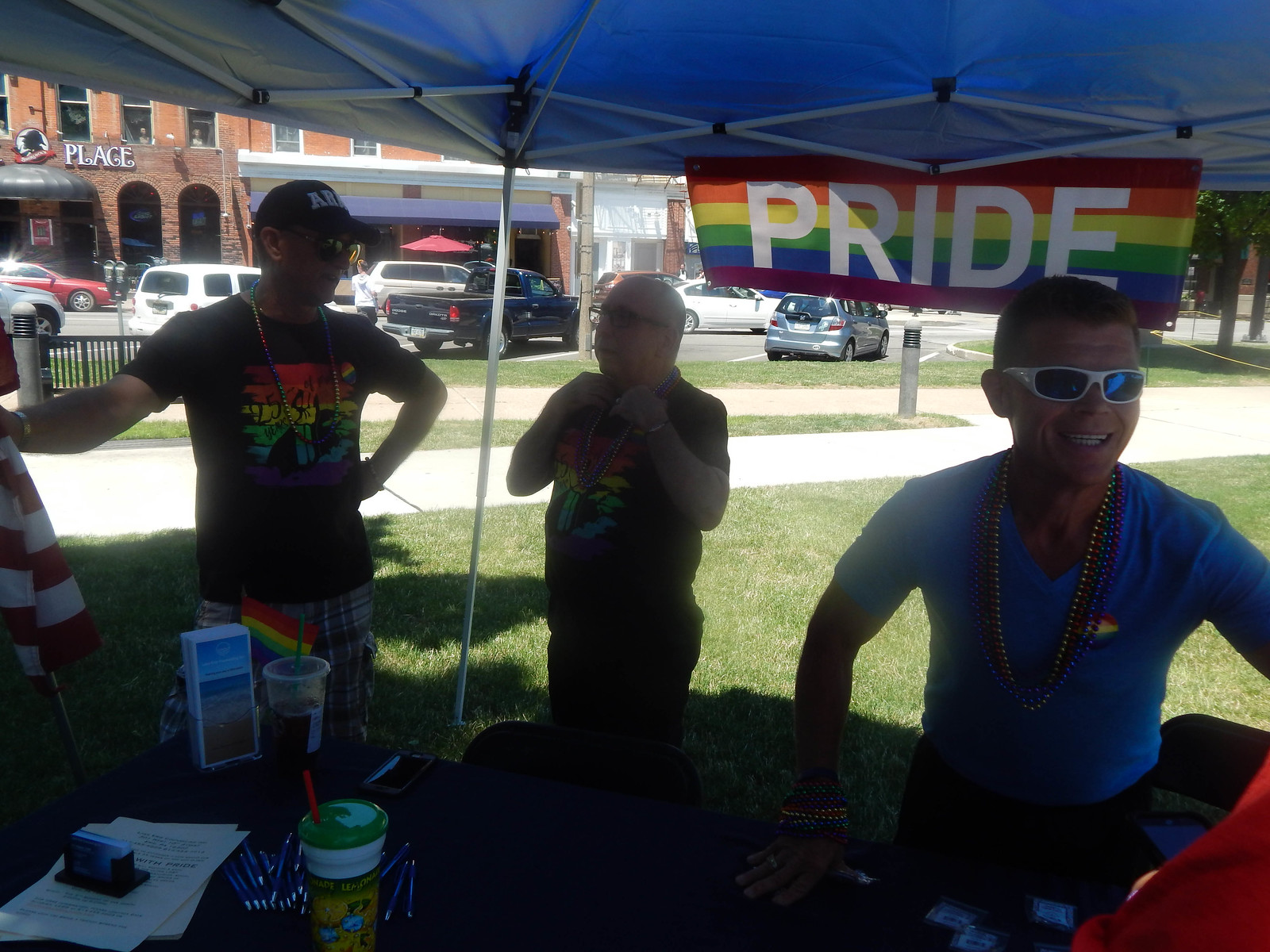 Lake Erie Counseling table at Pride FEst