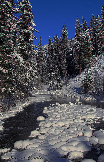 Little Naches River Winter scenic