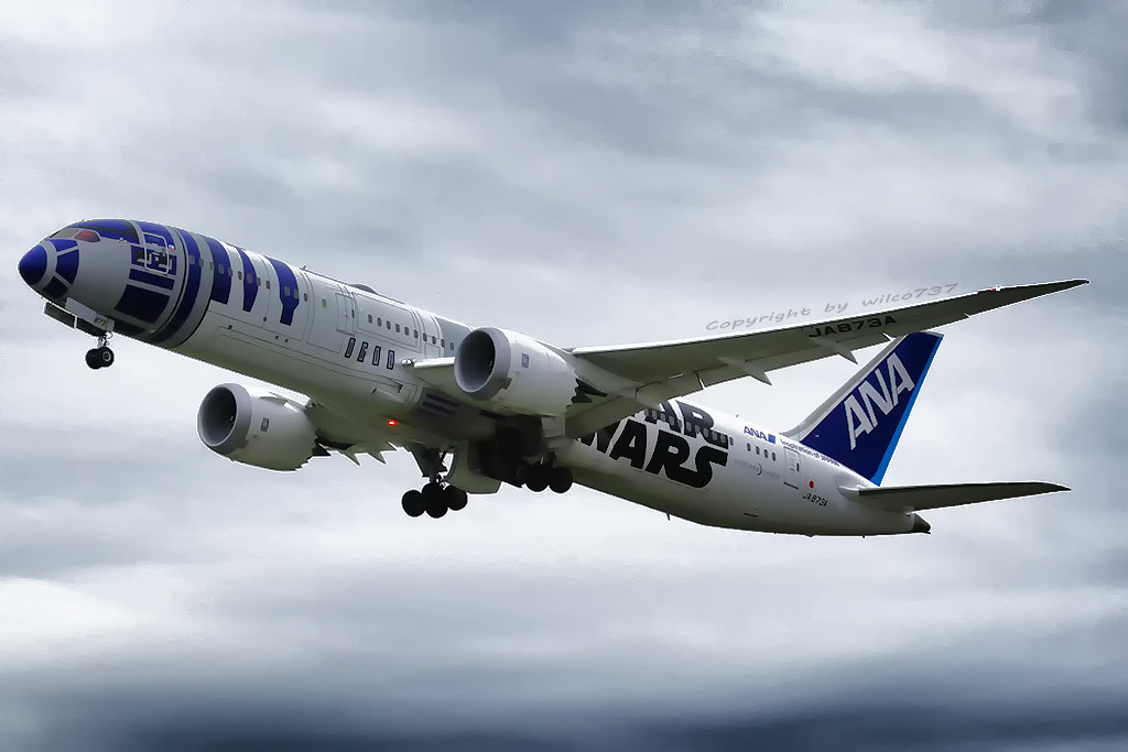ANA Star Wars R2-D2 Boeing 787-9 departing SEA (JA873A) | Flickr