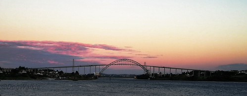 Bridge over troubled water by evakongshavn, Steelbridge from the mainland over to the island Karmøy.
I love the clouds on the opposite side of