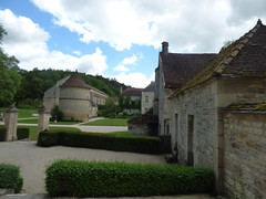 Fontenay Abbey - The Abbey Church, The Dovecote and the Kennels The Abbey Church,  The Lodgings of the Commendatory Abbots and The Layman's Chapel and the Bakery