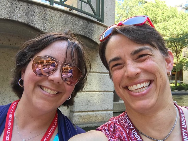 Heather and me, in San Antonio for #clac2017.