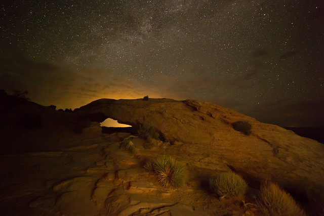 Mesa Arch at Night ...