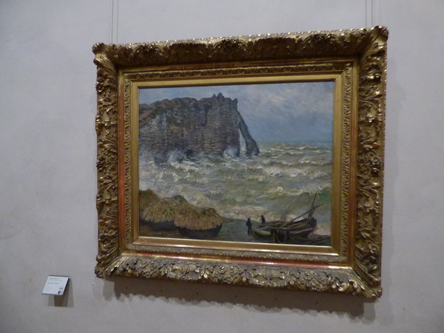 Musée des Beaux-Arts de Lyon - Mer agitée à Étretat