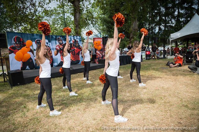 BC Lions 2017 fan BBQ event @ Playland || Ed Ng Photography #felions