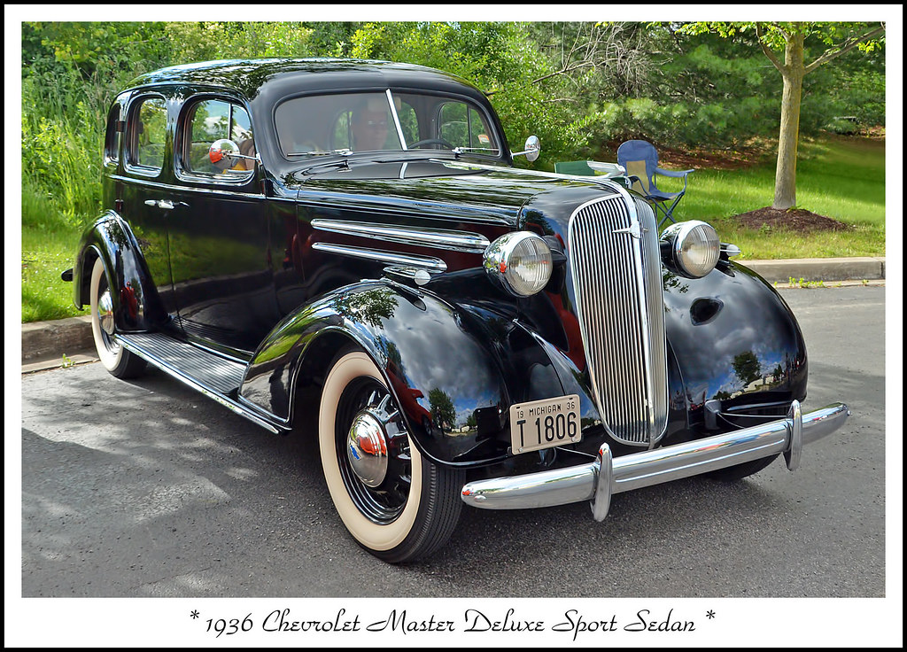 1936 Chevrolet Master Deluxe Sport Sedan.