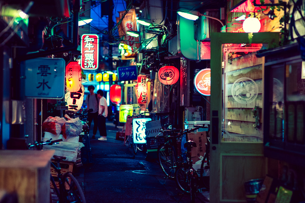 Tokyo Night Alley Jon Siegel Flickr